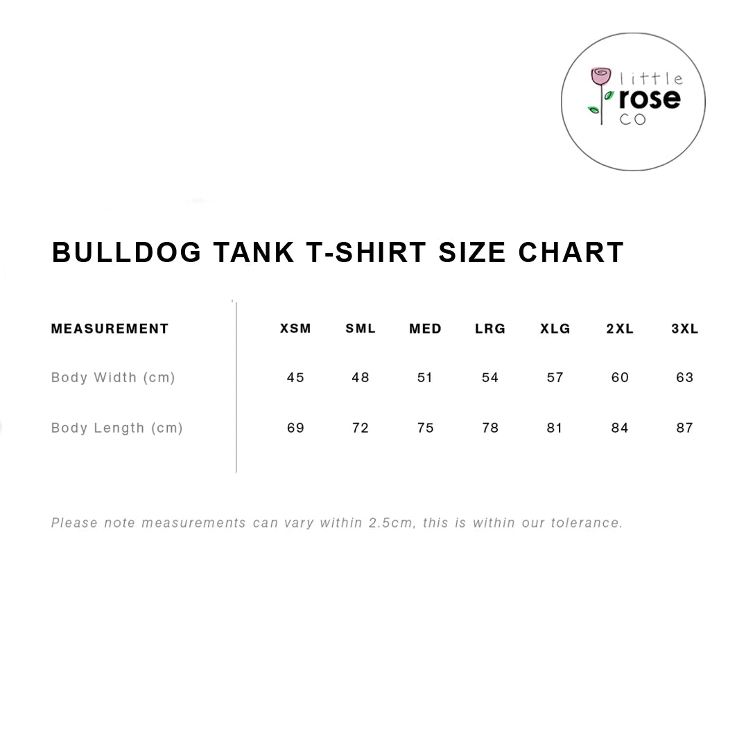 'French Bulldog' Striped T-Shirt - Tank