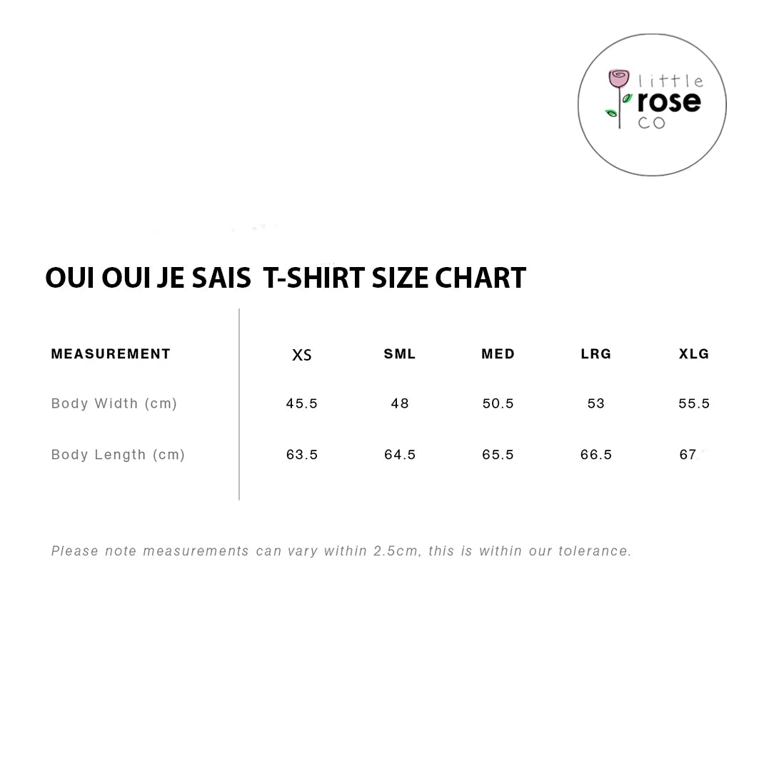 Long-Sleeve Striped "Oui Oui Je sais" French T-Shirt