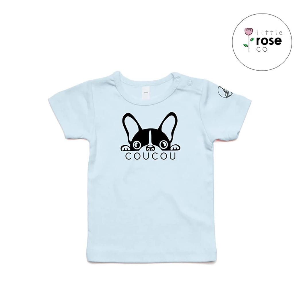 "Coucou" Bulldog Baby T-Shirt