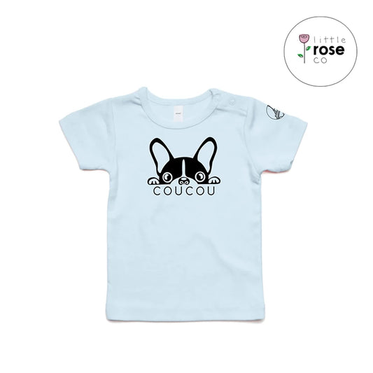 "Coucou" Bulldog Baby T-Shirt